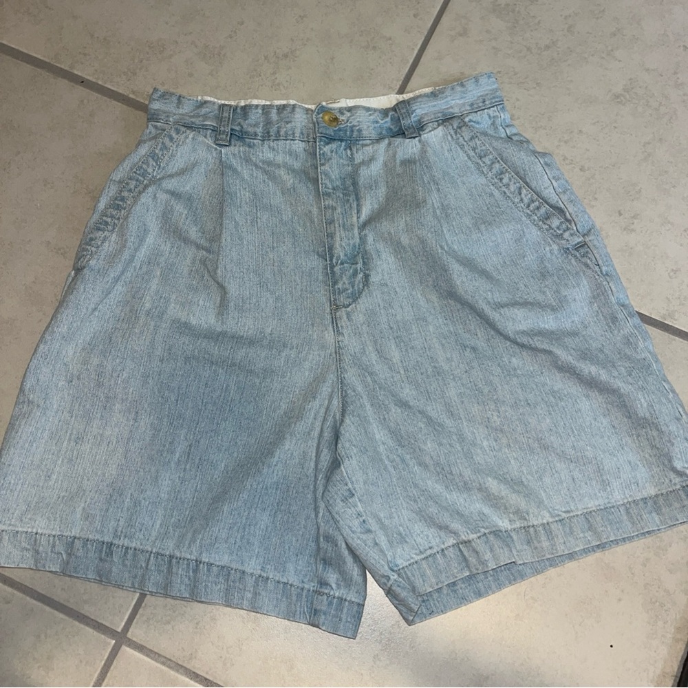 Gloria Vanderbilt Light Blue Jean Shorts